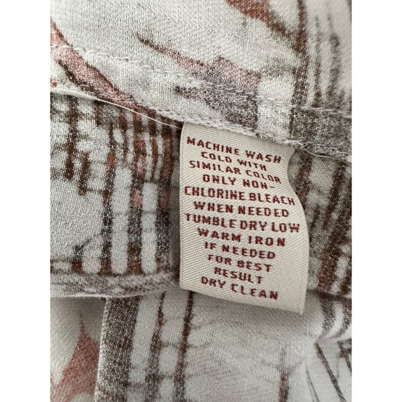 Caribbean Men's Pineapple Button Up Short Sleeve Shirt SZ L - Picture 4 of 4